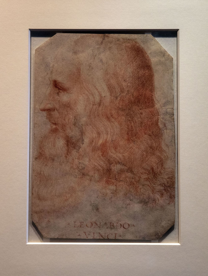 „Scanpix“/„PA Wire“/„Press Association Images“ nuotr./Londone pristatytas naujai identifikuotas Leonardo da Vinci portretas
