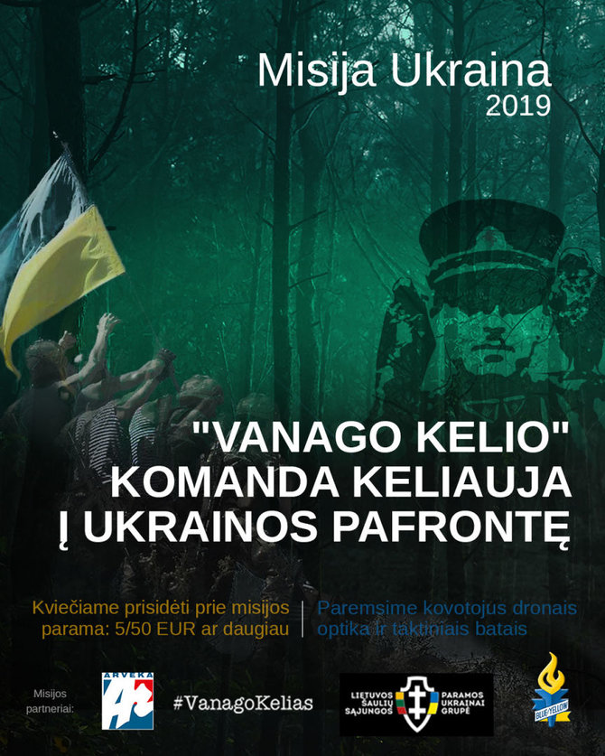 Organizatorių nuotr./„Vanago kelias. Misija Ukraina“ 