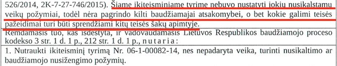 Artūro Zuoko nuotr./Generalinės prokuratūros nutarimo ištraukos dėl „Air Lituanica“