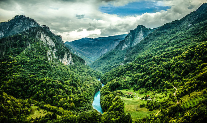 Shutterstock nuotr./Taros upė, Juodkalnija