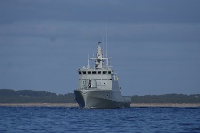 KJP nuotr./Lietuvos karinių jūrų pajėgų patrulinis laivas P11 „Žemaitis"