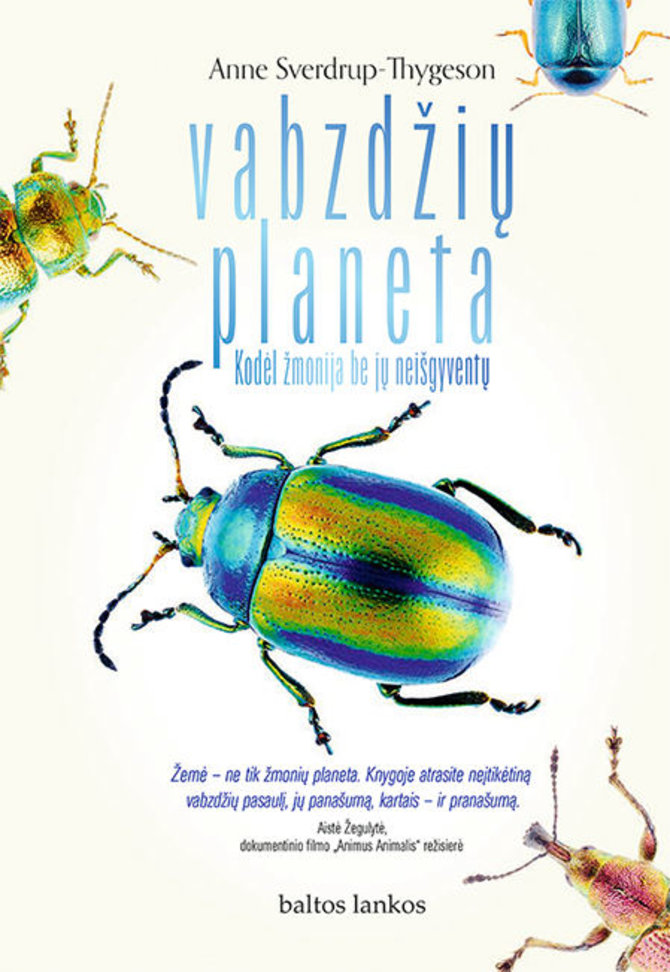 Knygos viršelis/Anne Sverdrup-Thygeson „Vabzdžių planeta. Kodėl žmonija be jų neišgyventų“