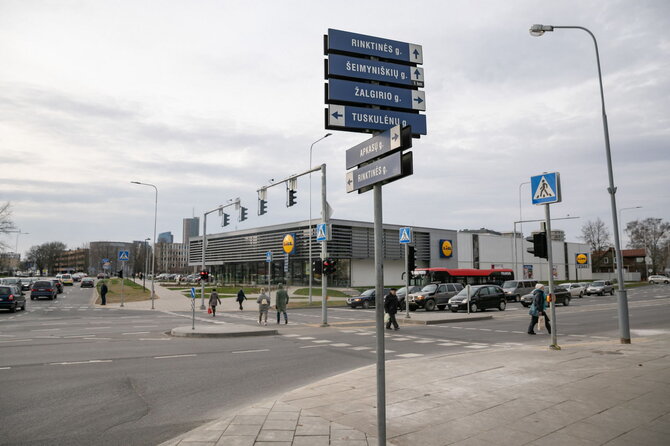 Sauliaus Žiūros nuotr./Vilniuje užbaigta Žalgirio-Rinktinės gatvių sankryžos rekonstrukcija