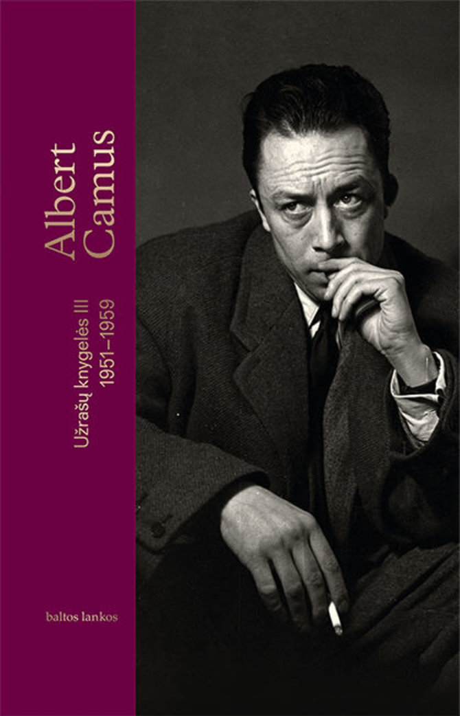 Knygos viršelis/Albertas Camus „Užrašų knygelės III: 1951–1959“ 