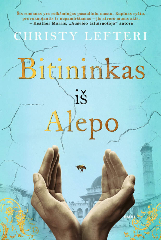 Knygos viršelis/Christy Lefteri „Bitininkas iš Alepo“