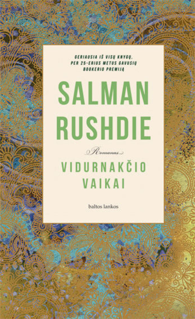 Knygos viršelis/Salman Rushdie „Vidurnakčio vaikai“