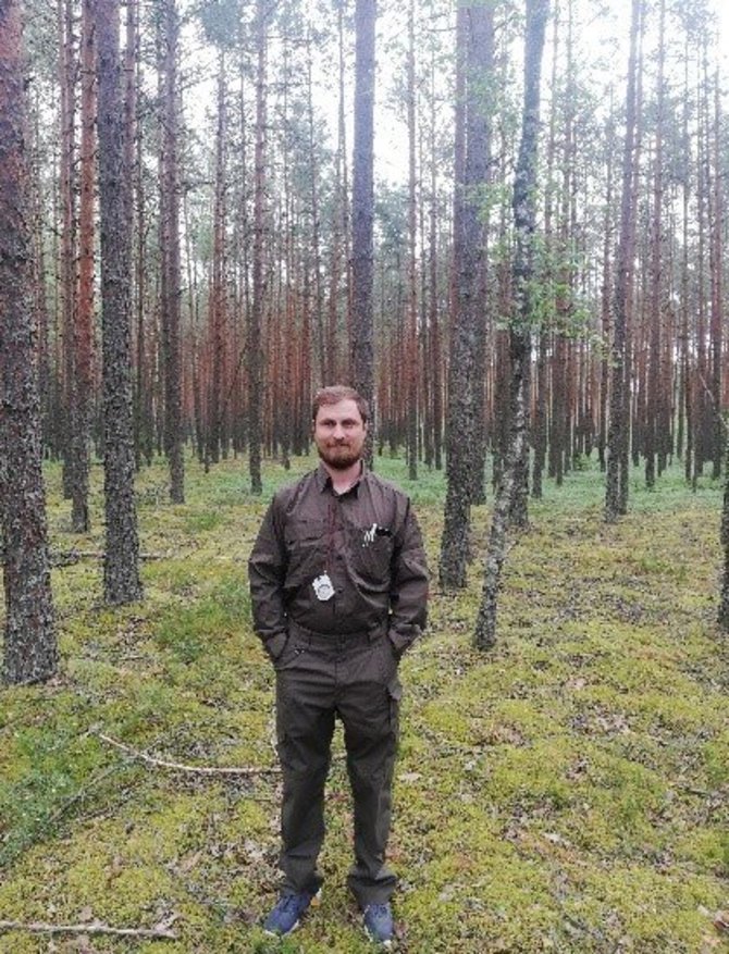 Valstybinių miškų urėdijos nuotr./Taksatorius Marius Megelinskas