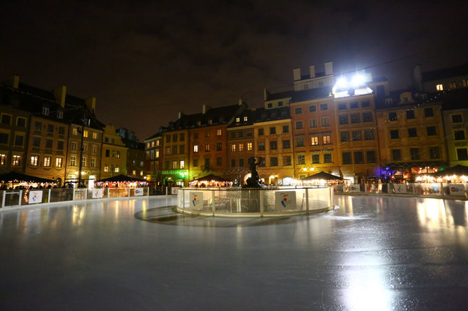 „Scanpix“ nuotr./Ledo čiuožykla Varšuvoje