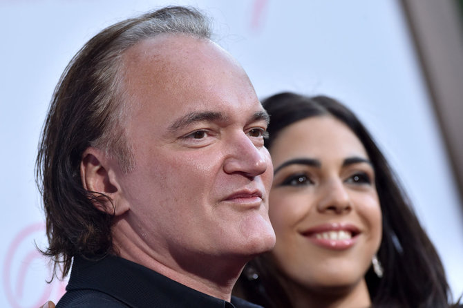 Vida Press nuotr./Quentinas Tarantino ir Daniela Pick