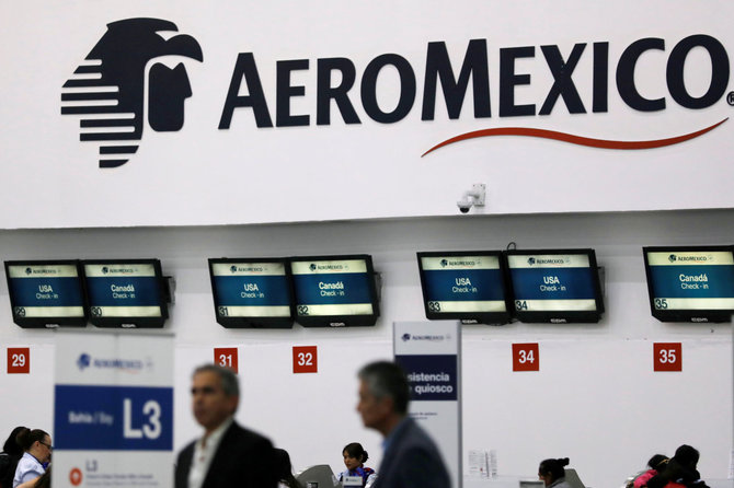 „Reuters“/„Scanpix“ nuotr./„Aeromexico“ logotipas