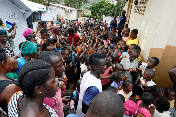 „Reuters“/„Scanpix“ nuotr./Vaikai Siera Leonėje
