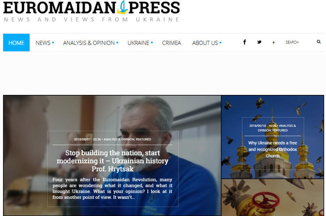 Ekrano kopija/„Euromaidan Press“
