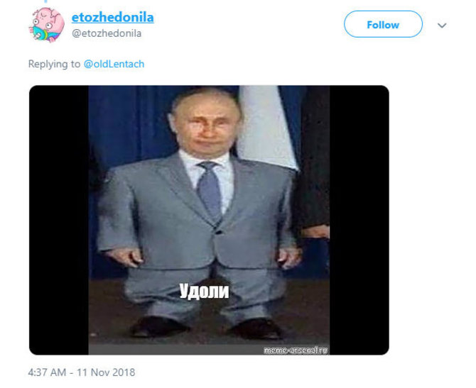 „Twitter“ nuotr./Vladimiras Putinas