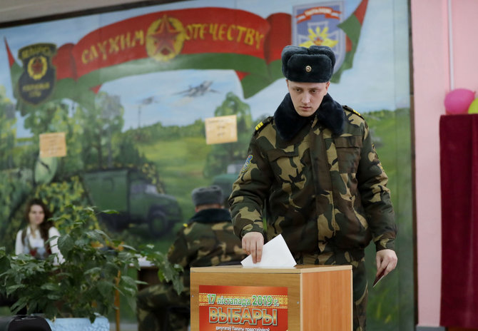 „Scanpix“/AP nuotr./Rinkimai Baltarusijoje