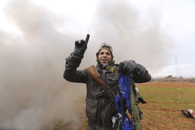 „Scanpix“/AP nuotr./Sukilėlis Idlibe