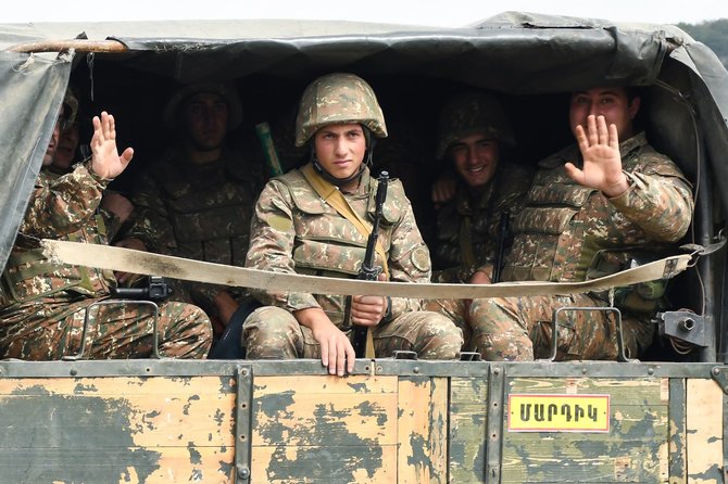 AFP/„Scanpix“ nuotr./Kalnų Karabacho separastistai