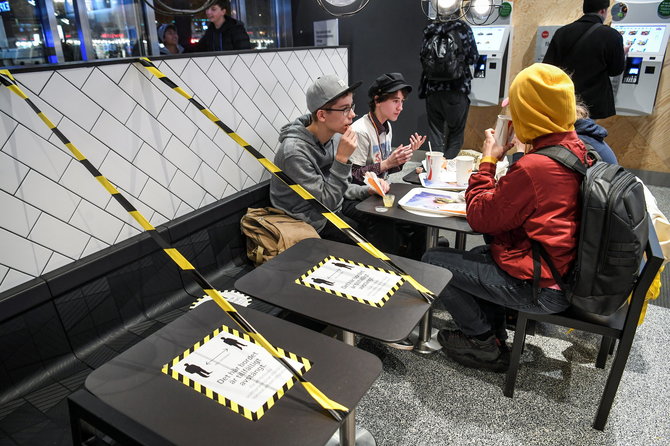 „Reuters“/„Scanpix“ nuotr./Kavinė Stokholme