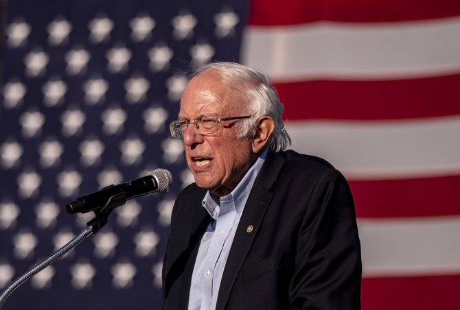 „Scanpix“/AP nuotr./Bernie Sandersas