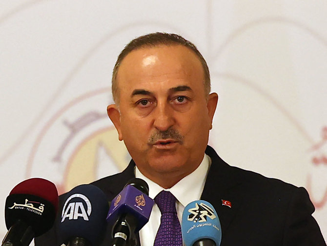 AFP/„Scanpix“ nuotr./Mevlutas Cavusoglu