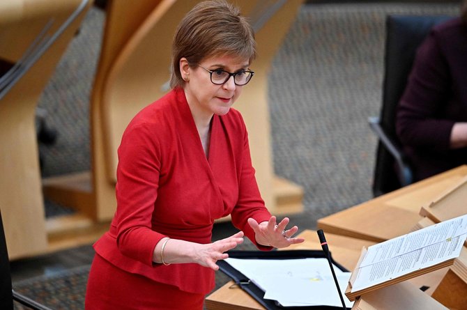 AFP/„Scanpix“ nuotr./Nicola Sturgeon