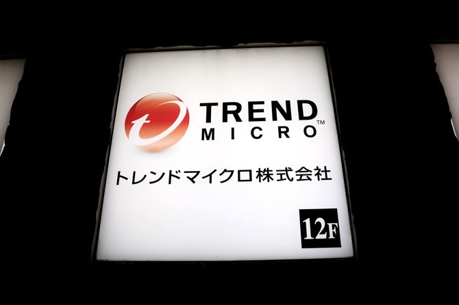 AFP/„Scanpix“ nuotr./„Trend Micro“ įmonės logotipas