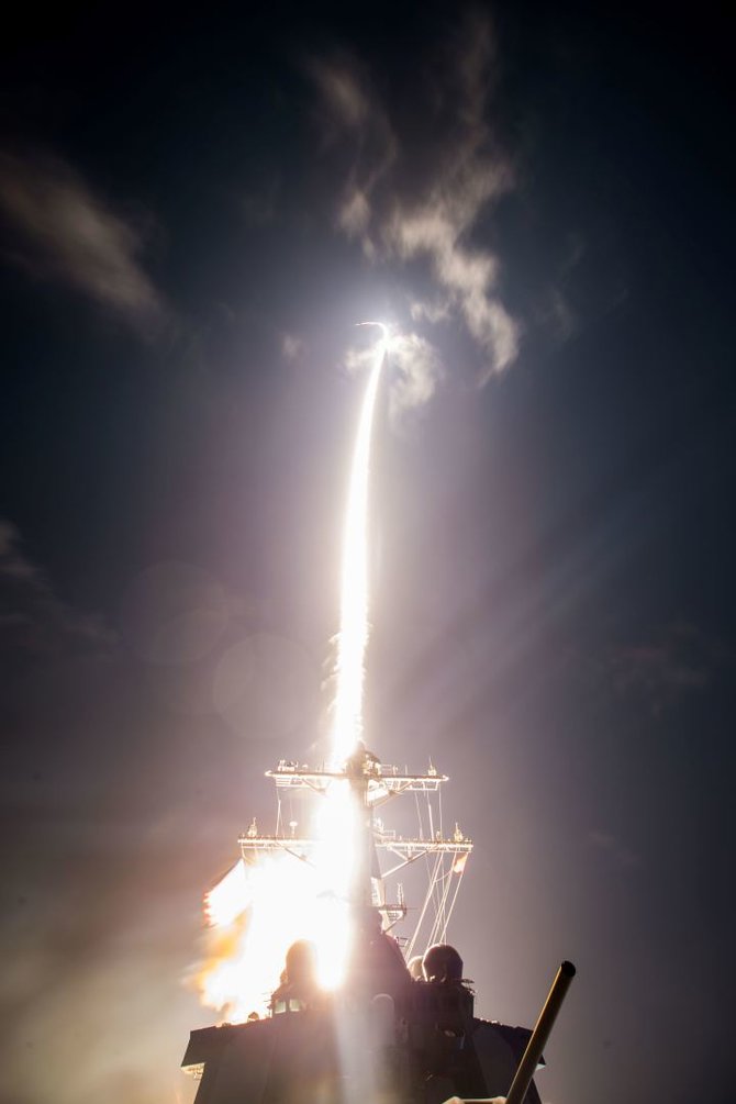 AFP/„Scanpix“ nuotr./Paleista „SM-3 Block IIA“ raketa