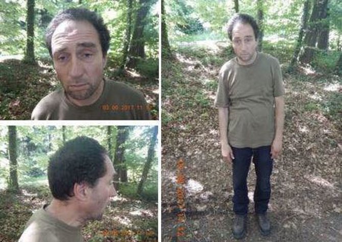 Šafhauzeno policijos nuotr./Vyras, įtariamas Šafhauzene pjūklu sužeidęs penkis žmonės 