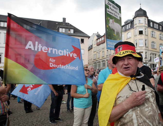 „Reuters“/„Scanpix“ nuotr./„Alternatyvos Vokietijai" (AfD) rėmėjai