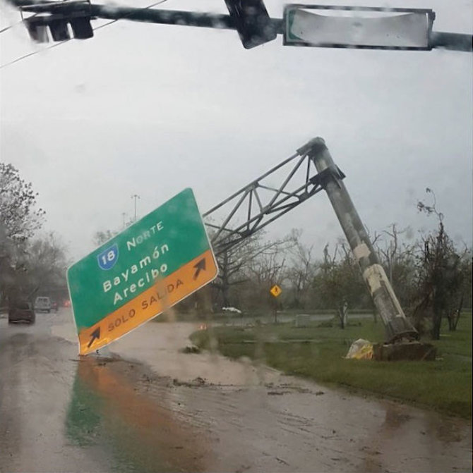 „Reuters“/„Scanpix“ nuotr./Uragano Maria nusiaubtas San Chuanas