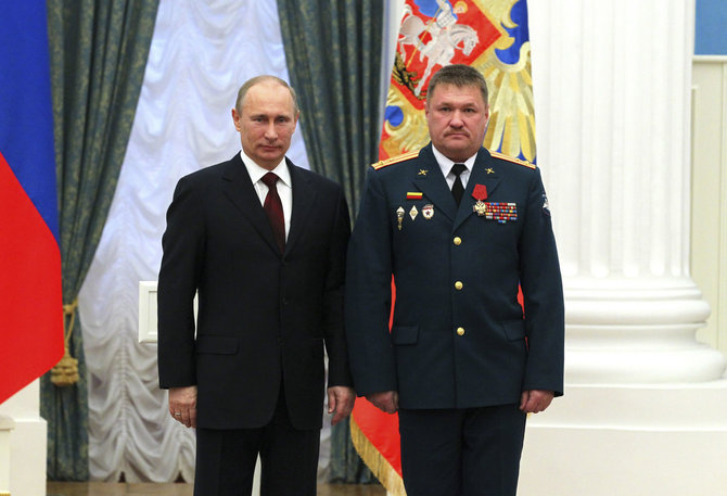 „Reuters“/„Scanpix“ nuotr./Vladimiras Putinas ir Valerijus Asapovas