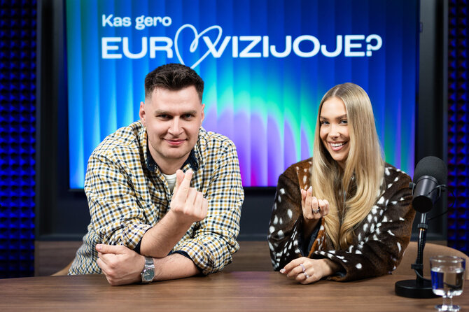 Roberto Riabovo / BNS nuotr./Laidoje „Kas gero Eurovizijoje“ – Paulina Paukštaitytė
