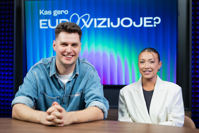 Roberto Riabovo / BNS nuotr./Laidoje „Kas gero Eurovizijoje“ – Eglė Jakštytė