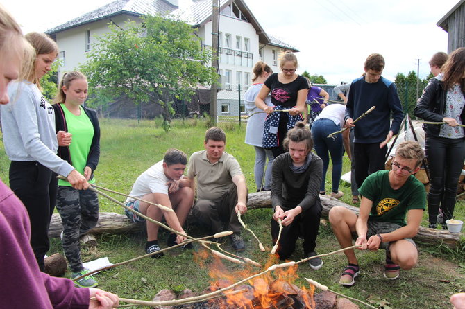 Dianos Rakauskaitės nuotr./Jaunųjų miško bičiulių vasaros stovyklos „Mūsų žalioji vasara“