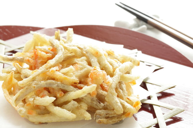 123RF.com nuotr./Daržovės tempura tešloje