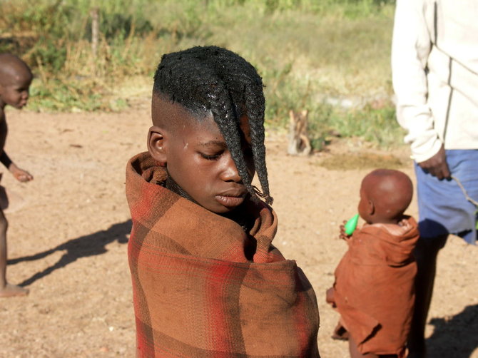 Kelionių organizatoriaus „GRŪDA“ nuotr./Himbų gentis
