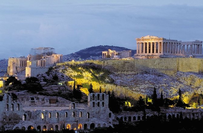 Kelionių organizatoriaus „GRŪDA“ nuotr./Akropolio kalva, Atėnai, Graikija