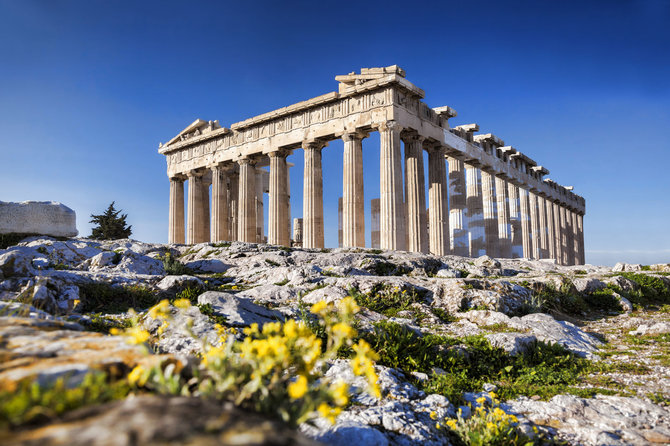 Kelionių organizatoriaus „GRŪDA“ nuotr./Partenono šventykla Atėnų Akropolyje, Graikija