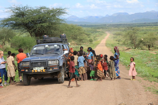 Kelionių organizatoriaus „GRŪDA“ nuotr./Trumpas sustojimas pakelėje, Etiopija