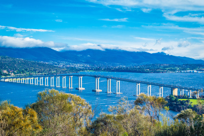 Shutterstock nuotr./Hobarto miesto simbolis – Tasmanijos tiltas, Tasmanija