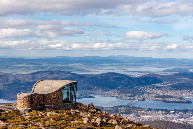 Shutterstock nuotr./Hobarto miesto panorama nuo Velingtono kalno, Tasmanija