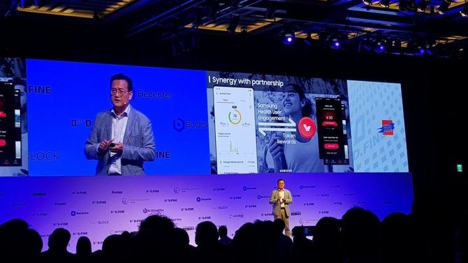 Organizatorių nuotr./„Blockchain“ savaitė Korėjoje – „Samsung“ pristato „Lympo“ programėlę