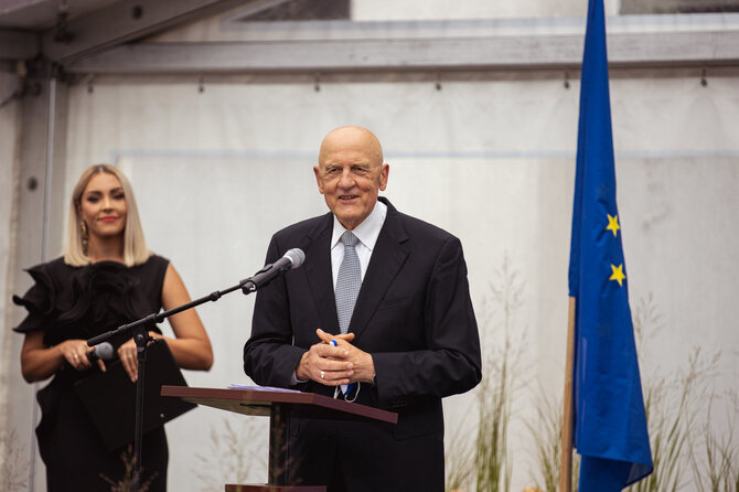 Organizatorių nuotr./MRU pirmasis rektorius prof. dr. A. Pumputis