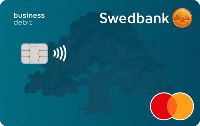 Organizatorių nuotr./Swedbank MC Business debit 