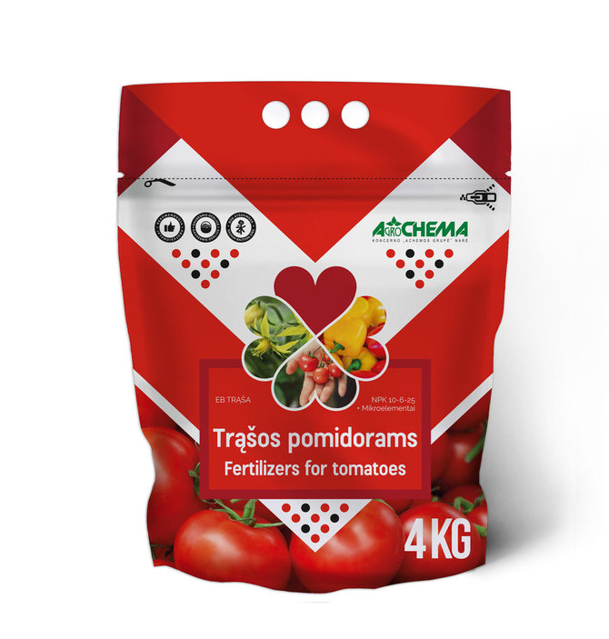 „Agrochemos“ nuotr./„Agrochemos“ trąšos pomidorams, 4kg