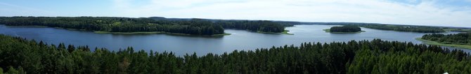 Sartų ir Gražutės regioninių parkų direkcijos arch. nuotr./Sartų ežero panorama