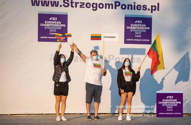 Organizatorių nuotr./Rinel Libman Europos poni klasės žirgų čempionate