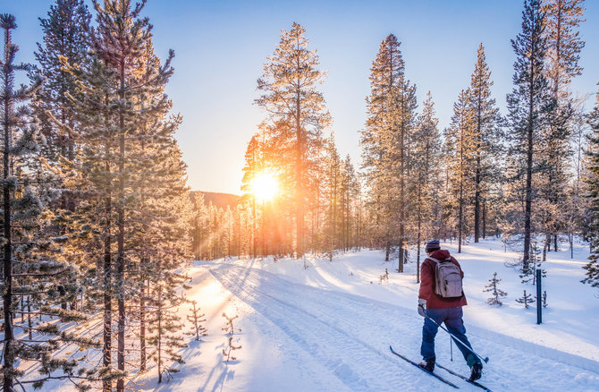 Shutterstock nuotr./Lygumų slidinėjimas