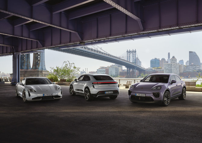 Gamintojo nuotr./„Porsche“ elektromobiliai 