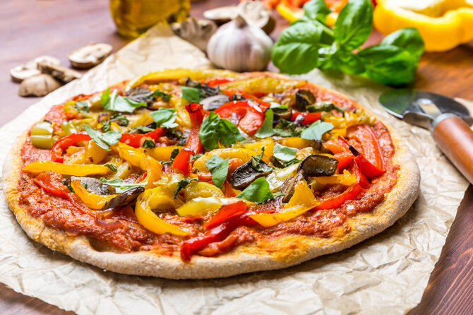 Shutterstock nuotr./Vegetariška pica