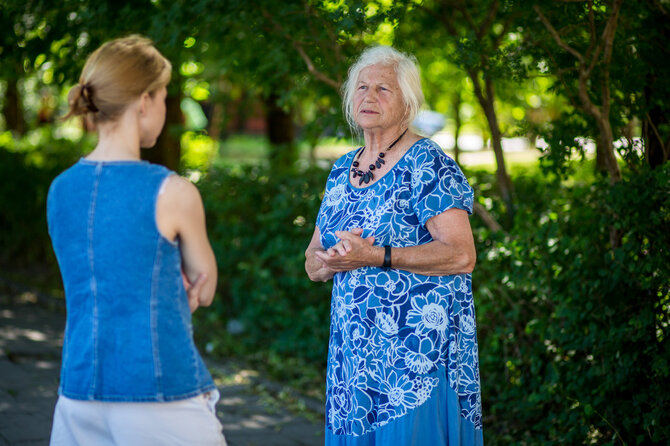 Tomo Pikturnos nuotr./Hildegard Ruikienė ir Edita Valinčienė